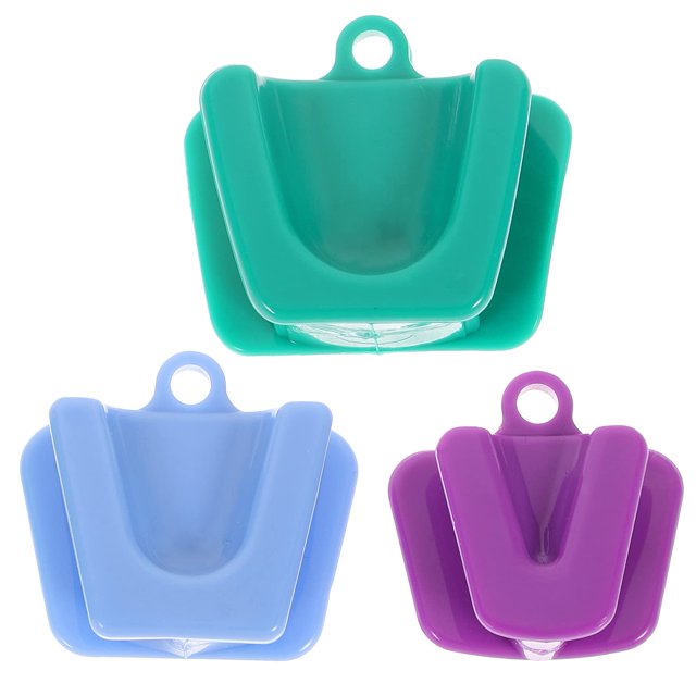 3 piezas de almohadillas para morder XCF soporte bucal grande mediano pequeño