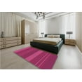 thumbnail image 5 of Ahgly Company Machine Washable Indoor Round Transitional Deep Pink Area Rugs, 8' Round, 5 of 7