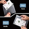 thumbnail image 4 of 50 Pcs Die Cut Storage Bag Clear Plastic Envelopes Pockets Stamp Storage Pocket Die Cuts Pockets, 4 of 8