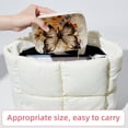 thumbnail image 6 of Butterfly Velvet Portable Jewelry Organizer with Removable Compartment - Necklace Holder and Gift Box, 6 of 7