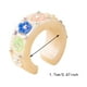 thumbnail image 3 of Anillos de resina Anillos de flores bonitos Anillos de strass de colores Anillos de resina con gemas cuadradas apilables para mujer y niña, 3 of 7