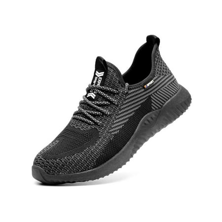 

Gomelly Mens Work Boots Outdoor Trekking Hiking Sneakers Casual Safety Shoes