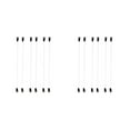 thumbnail image 1 of Baohd 3 Pairs Elastic Fish Line Nylon Hook Wire w/ for Hair Extensions Hairpieces Black S 2Set, 1 of 6