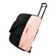 thumbnail image 1 of Bolsa de lona con ruedas perfecl plegable para playa y deportes Rosa 60 cm x 35 cm, 1 of 8