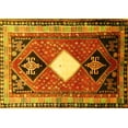 thumbnail image 1 of Ahgly Company Indoor Rectangle Persian Yellow Traditional Area Rugs, 8' x 12', 1 of 4
