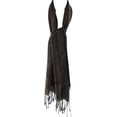 thumbnail image 4 of Women's Shawl Vintage Jacquard Paisley Pashmina Special Occasion Wrap Evening Scarf Double Sided Stole, 4 of 9
