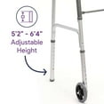thumbnail image 2 of ProHeal Folding Walker - Two Button Walkers for Seniors Lightweight - Height Adjustable 350 lbs Cap, 2 of 6
