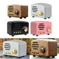 thumbnail image 5 of Mduoduo Retro Radio Bluetooth-Compatible Speaker Mini Wireless Radio Vintage Speaker Portable Small Bluetooth Speaker Support USB(Black), 5 of 12