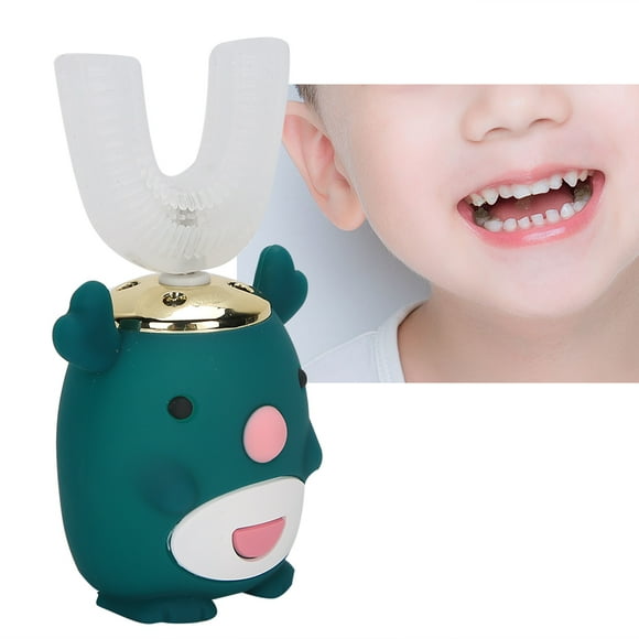 Cepillo de dientes Eléctrico ANGGREK en Forma de U a Prueba de Agua para niños