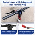 thumbnail image 6 of Left Brake Handle Lever Compatible with Electric Scooter GOTRAX GXL V2 Apex Pro XL Rival XR Elite Ultra E-Scooter Replacement, Brake Lever with 74 Inch Brake Cable Accessories, 6 of 9
