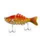 thumbnail image 2 of Señuelos de pesca con anzuelos, señuelos , anzuelos metálicos, señuelos duros de hundimiento lento, Amarillo Rojo, 2 of 8
