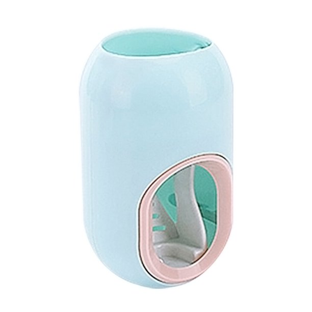 Advancent Exprimidor automático de de dientes, dispensador de manos libres montado en la pared, estante de de para baño, baño, azul Type2 NO2 Advancent HA000203-03B