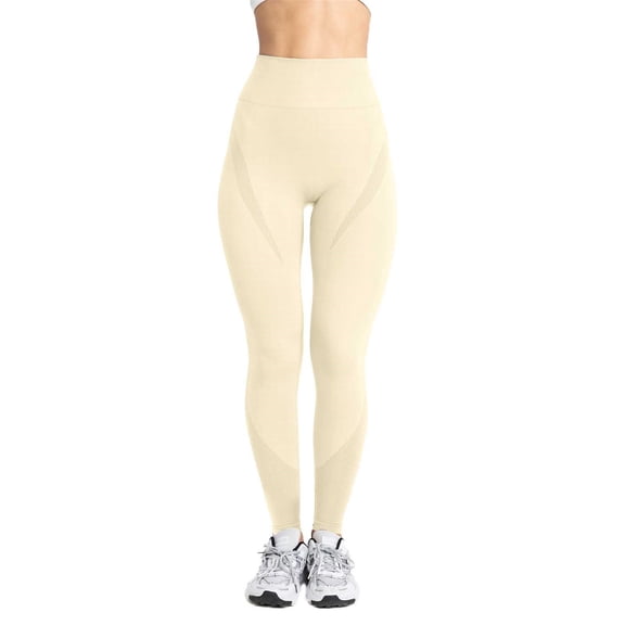 Outfmvch Yoga Pants Pantyhose for Women Thermal Leggings Women Pants Wide Leg Pants for Women Warm Leggings for Women Womens Wide Leg Pants Yellow S