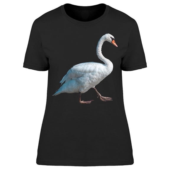 White Swan Walking T-Shirt Women -Image by Shutterstock, Female Small