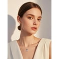 thumbnail image 3 of Dorunmo Father Daughter Dancing Necklace 925 Sterling Silver Black Crescent Moon Necklace I Love You to the Moon and Back Jewelry Gifts for Daughter from Father, 3 of 6