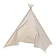 thumbnail image 1 of Tipi infantil, tienda de juegos para niños, casa de juegos para fiestas, niñas y niños, interior y exterior Blanco, 1 of 9