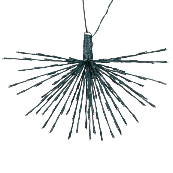 Vickerman 160Lt x 24" Green Starburst Pure White 5mm LED Lights.