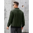 thumbnail image 4 of Colsmile Men's Bomber Jacket, Casual Lightweight Zip Up Varsity Jacket, Fashion Outerwear for Men, 4 of 9