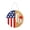 A, variant on Patriotic Wooden Board Sign for Independence Day Decor, 20x20cm American Flag Wall Hanging for Indoor Outdoor Memorial Day Fourth of July Party