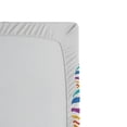 thumbnail image 3 of Ambesonne Funny Fitted Sheet, Rainbow Inspired Zebra Motifs, Queen Size, Multicolor, 3 of 3