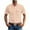 Rose Gold, variant on Men's Shirts Western Snap Short Sleeve Tops Casual Two Pockets Cotton Linen Classic Work T Shirts Solid Dressy Tees