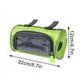 thumbnail image 3 of Bolsa para manillar de bicicleta de montaña, para exteriores, con pantalla táctil, para teléfono móvil, impermeable, color negro, 3 of 3