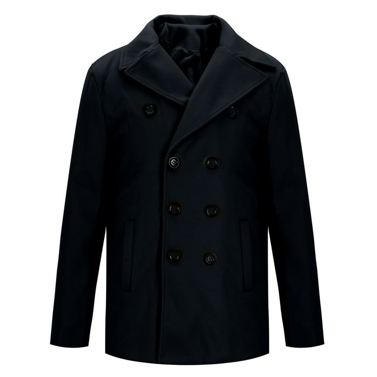 Street British Style Solid Pocket Buttons Turn-back Collar Outerwear(3 Colors) Street British Style Solid Pocket Buttons Turn-back Collar Outerwear(3 Colors)