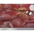 thumbnail image 3 of Soimoi Poly Georgette Fabric Leaves & Floral Flower Decor Fabric Printed Yard 52 Inch Wide, 3 of 3