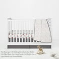 thumbnail image 2 of Bacati Baseball 3-Piece Crib Bedding Set Red/Grey Cotton Muslin Standard Crib, 2 of 6