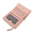 thumbnail image 1 of UPOUART Billetera Con Bordado Femenino Rosa Compacto Para Guardar Tarjetas Y Monedas, 1 of 6