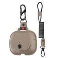 thumbnail image 1 of Étui de Chargement Compatible avec Airpods 3, Étui en Cuir à Rabat avec Longue Lanière, 1 of 5