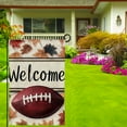 thumbnail image 4 of NIJIAN  Fall Football Garden Flag Double Sided Outside, Welcome Autumn Maple Leaves Seasonal Yard Outdoor Flag, 4 of 8