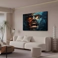 thumbnail image 3 of Abstract Decorative Painting Of Human Face Framed Gallery Poster Decorative Painting Canvas Wall Art Living Room Posters Bedroom Painting,Frame-style,28×41inch (70×105cm), 3 of 8