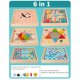 thumbnail image 1 of Ajedrez De Juego Multifunción Juego de aprendizaje familiar Juguetes para niños Juegos prácticos de escritorio para el hogar para 2-4 jugadores Sywqhk libre de BPA, 1 of 9