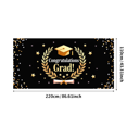 thumbnail image 3 of LUUFILx Graduation Celebration Backdrop Banner Congratulations Grad Party Supplies Decorations Celebration Photography Background Event Props, 3 of 9