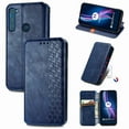 thumbnail image 1 of Case for Motorola MOTO One Fusion Plus Flip Cover Wallet Flip Cover Magnetic Protective - Blue, 1 of 5