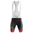 thumbnail image 1 of Neon Stripes Bib Shorts - XL, 1 of 3