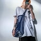 thumbnail image 3 of Bolsa Bolso de hombro de playa de malla para mujer Bolsos deportivos de fitness de gran capacidad (Azul) Ehuebsd Nuevos Originales, 3 of 8