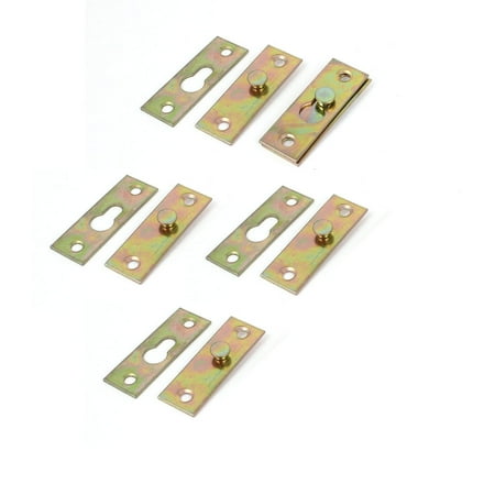 

Uxcell 2.2 Picture Mirror Wall Hanging Plate Bracket Bronze Tone 5 Pairs