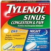 McNeil Tylenol Day/Night Sinus Congestion & Pain Relief Caplets, Cool Burst, 20 ea