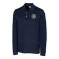 thumbnail image 2 of Men's Cutter & Buck Navy New York City FC Advantage Eco Tri-Blend Pique Long Sleeve Polo, 2 of 3