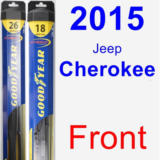 2015 Jeep Cherokee Wiper Blade Set/Kit (Front) (2 Blades) Hybrid