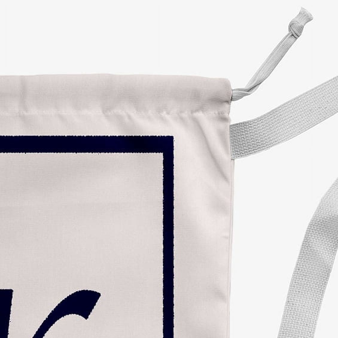 Simply Daisy Classic Monogram 18 x 29 in K Laundry Bag
