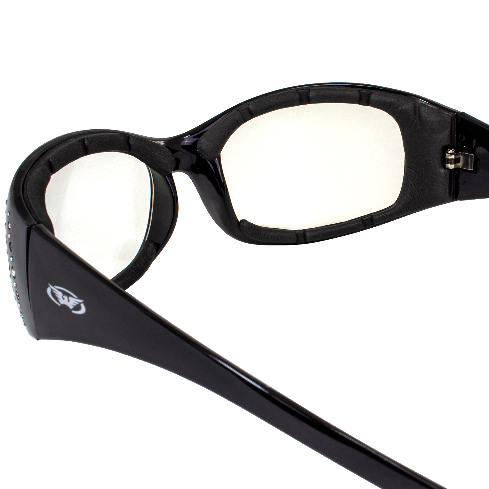 Global Vision Marilyn-2 Plus Motorcycle Riding Glasses for Women Sunglasses Black Padded Frames - image 2 of 7