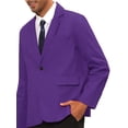 thumbnail image 4 of Lars Amadeus Suit Jackets for Men's Solid Color Single Breasted Sports Coat Blazers, 4 of 5