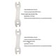 thumbnail image 3 of 4Pcs Bicycle Hub Wrench Bicycle Repair Tools Bike Hub Cone Wrench for 13/14/15/16/17/18/19/20mm, 3 of 5