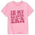 thumbnail image 3 of Girl Shirts Size 1-2 Years T Shirt Girls Fashion Casual Letter Round Neck Short Sleeved Top #Pink, 3 of 3