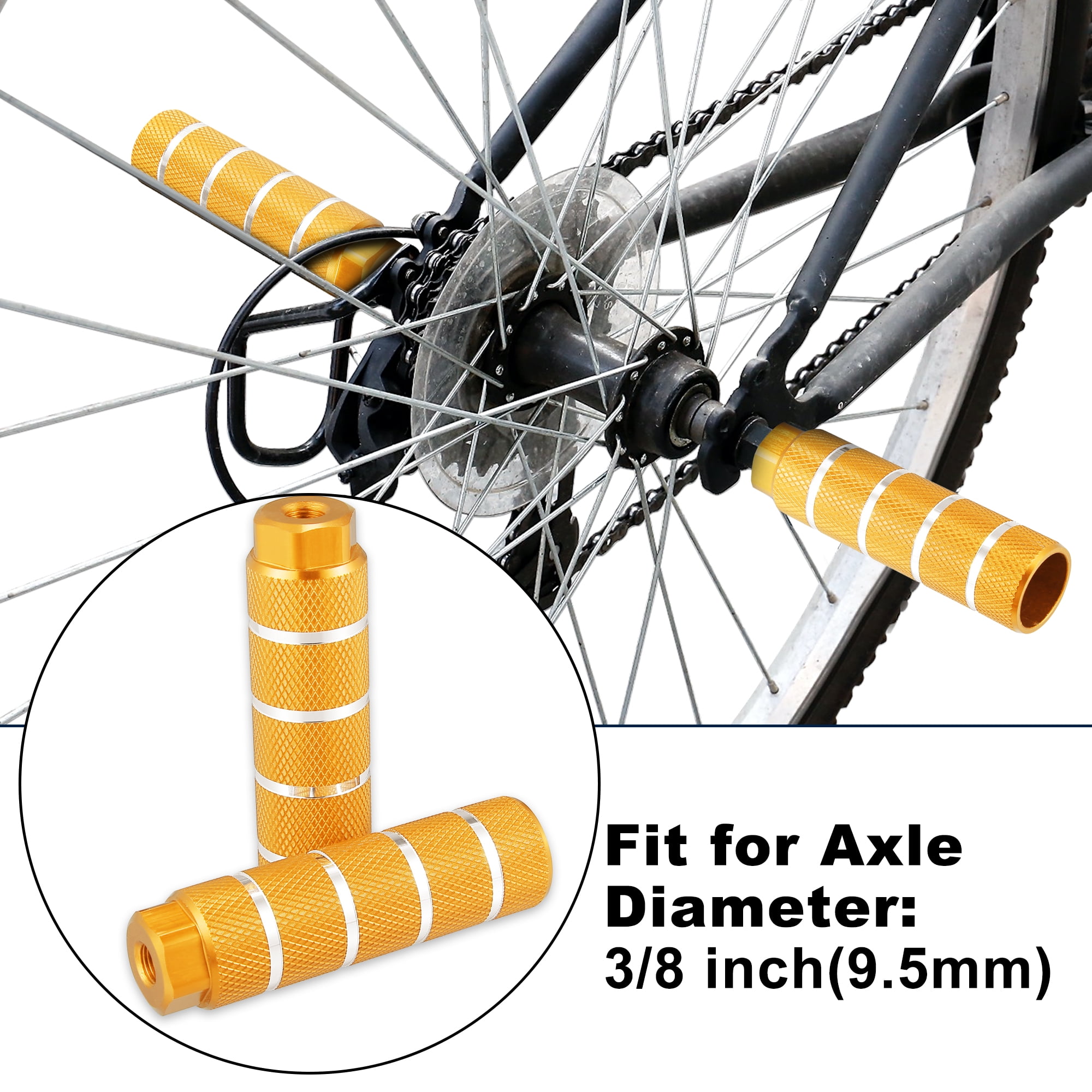 Mountain Bike Accessories X AUTOHAUX Pair 100x28mm Universal