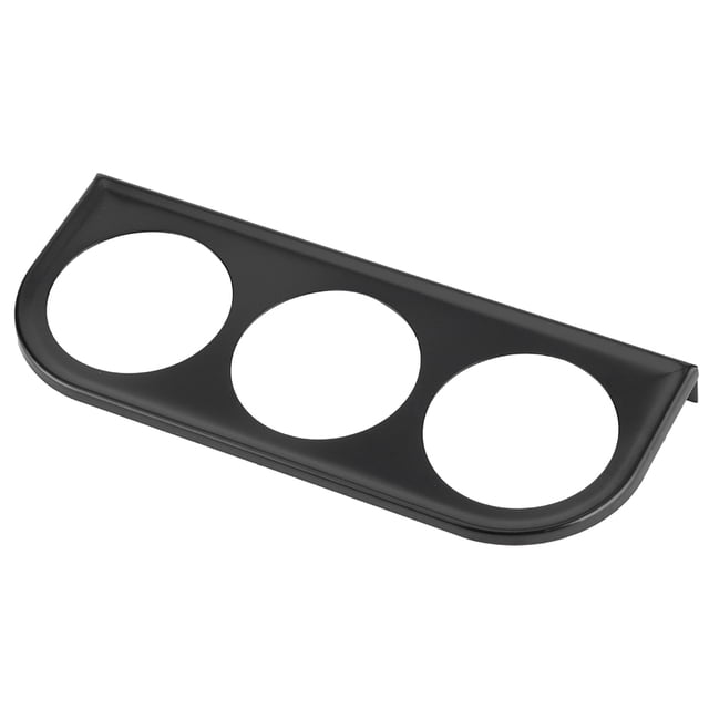 Soporte de montaje de calibre de carcasa de Panel de instrumentos Triple de 52mm/2 pulgadas, medidor de tablero de instrumentos de coche, soporte de hierro, color negro