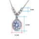 thumbnail image 4 of Gargantilla de Circonia Amatista 45cm Plata .925 Horoz WP912, 4 of 5